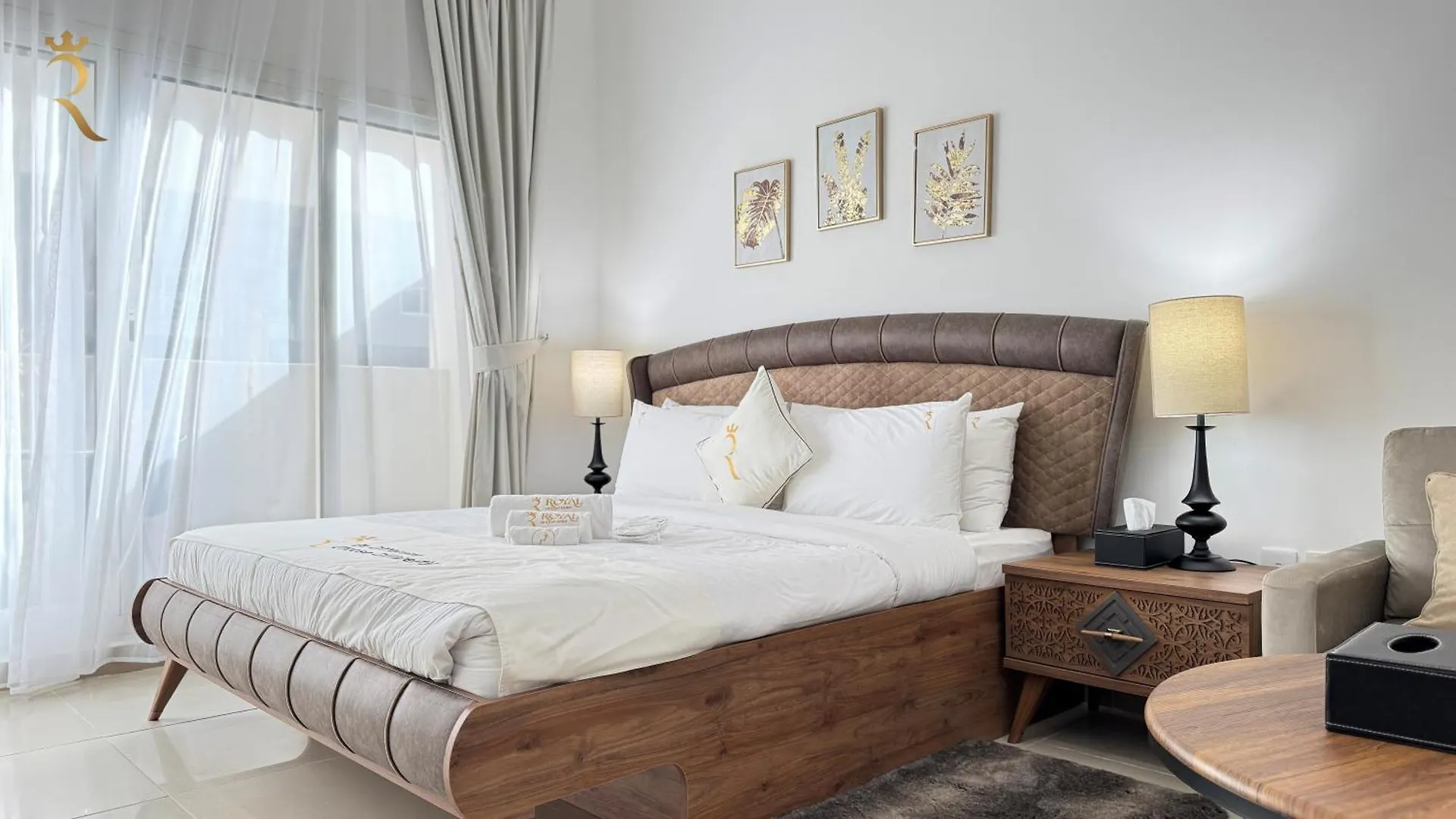 Al Reef Peaceful Studio King Bed Comfort For 2 أبو ظبي 0*,