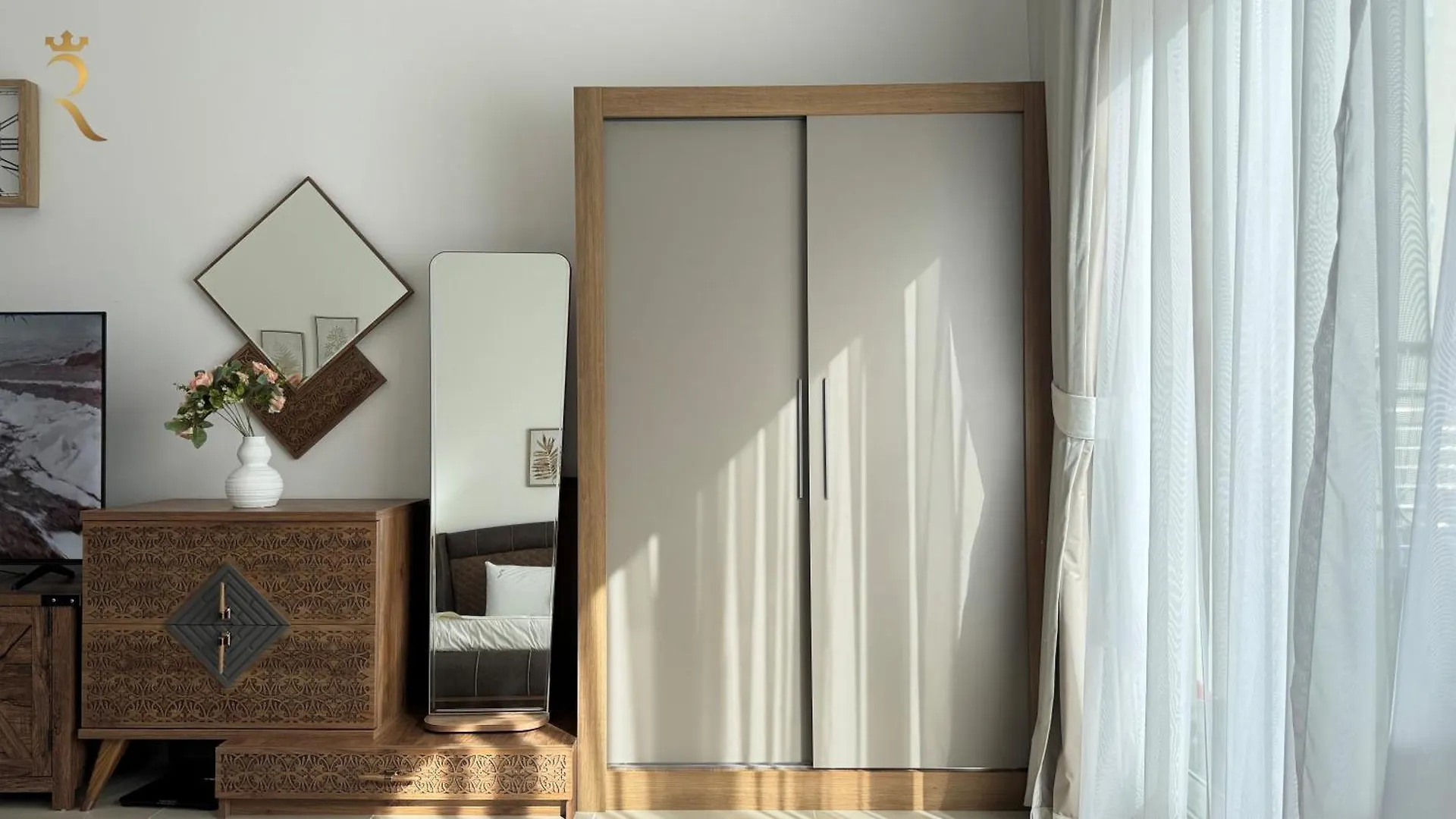 Al Reef Peaceful Studio King Bed Comfort For 2 Αμπού Ντάμπι 0*,