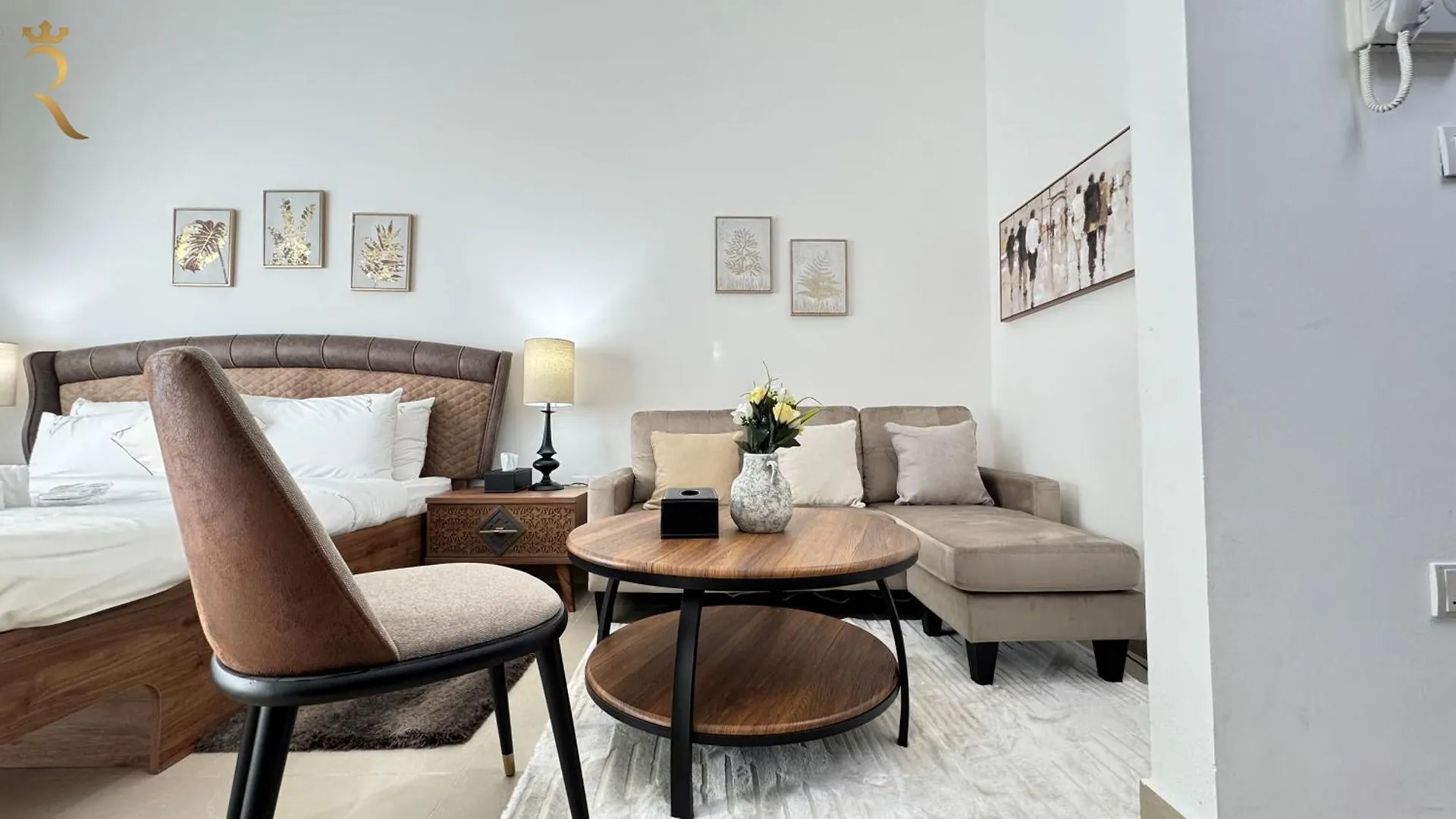 Al Reef Peaceful Studio King Bed Comfort For 2 Αμπού Ντάμπι